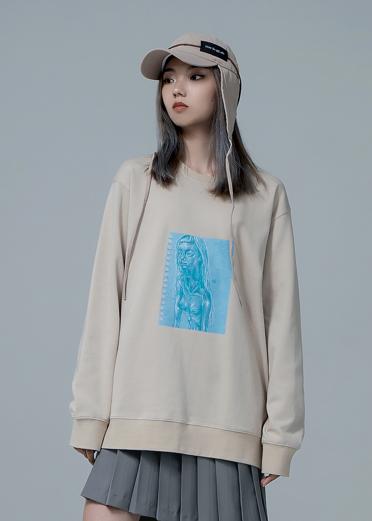 Portrait Printed Sweater